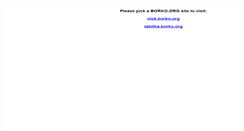 Desktop Screenshot of borko.org