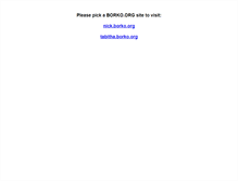 Tablet Screenshot of borko.org